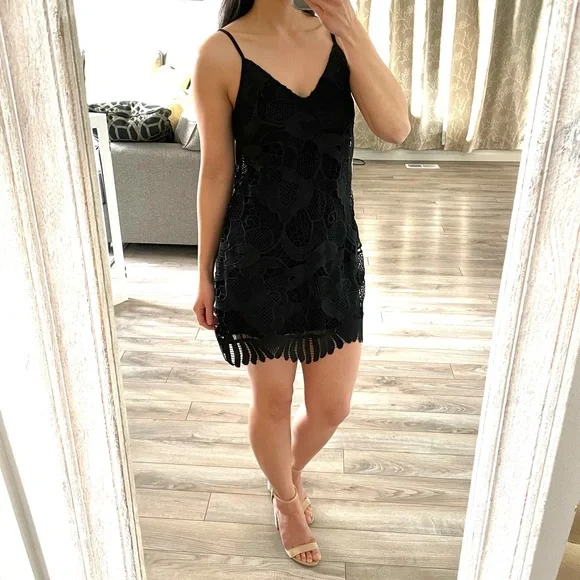 Express | Dresses | Nwt Express Crochet Lace Trapeze Dress Size Xs |  Poshmark